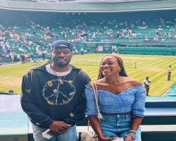 The actor is a sports lover and went to see a Wimbledon match in July 2021.